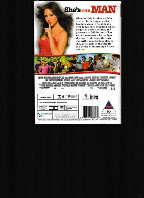 SHE'S THE MAN DVD