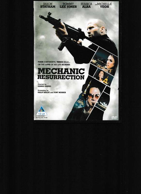 JASON STATHAM, THE MECHANIC AND MECHANIC RESURRECTION DVD BOX SET