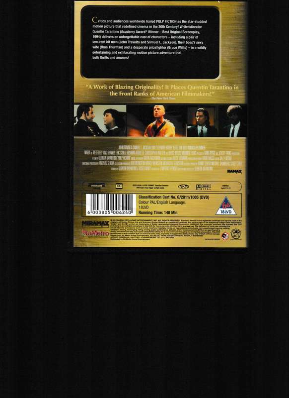 PULP FICTION DVD