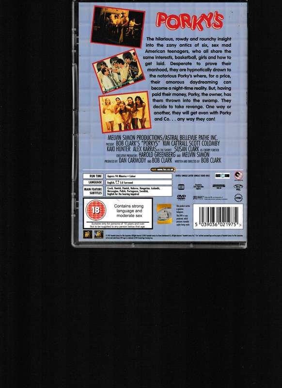 PORKY'S DVD