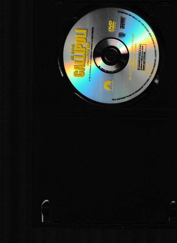 GALLIPOLI, MEL GIBSON DVD (SCARES)