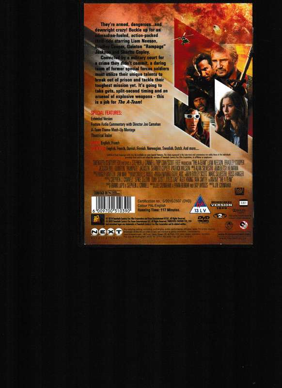 A-TEAM DVD