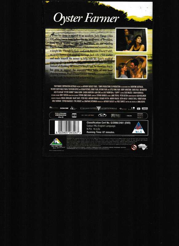 THE OYSTER FARMER DVD
