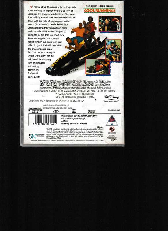 COOL RUNNINGS DVD
