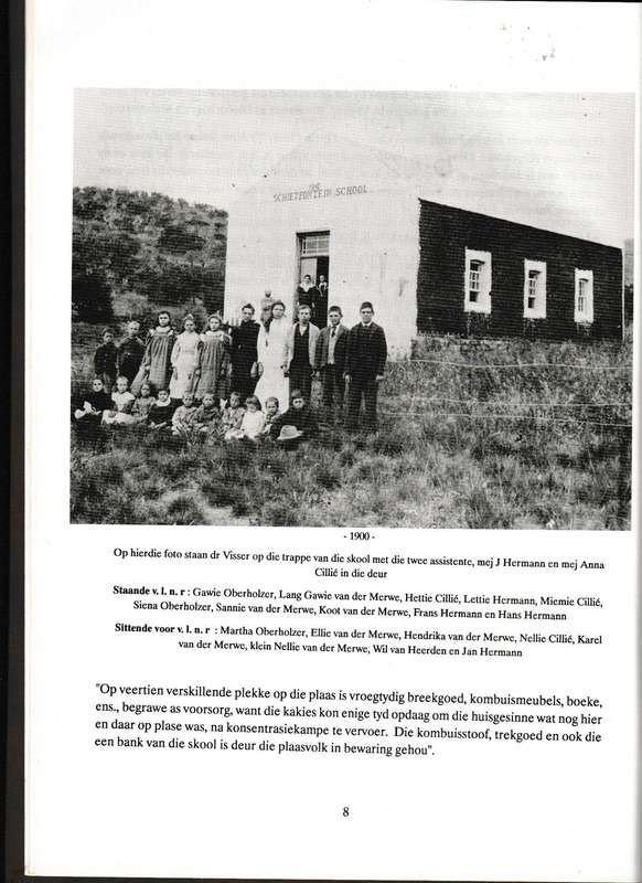 LAERSKOOL VISSERSHOEK, DIE EERSTE EEU 1891-1991 *GETEKEN*