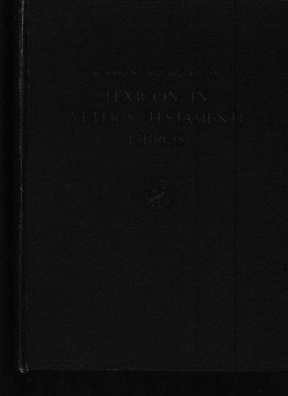 LEXICON IN VETERIS TESTAMENTI LIBROS