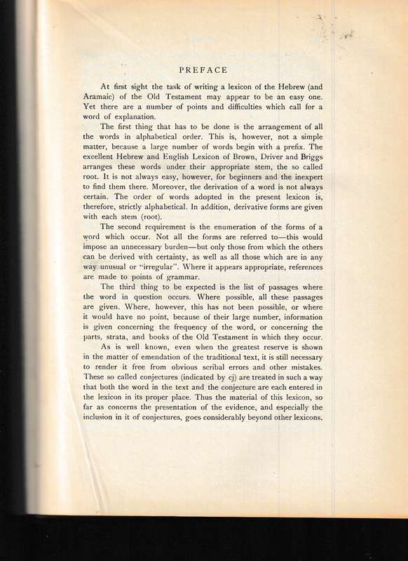 LEXICON IN VETERIS TESTAMENTI LIBROS