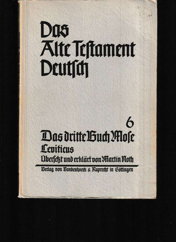 DAS ALTE TESTAMENT DEUTCH 6