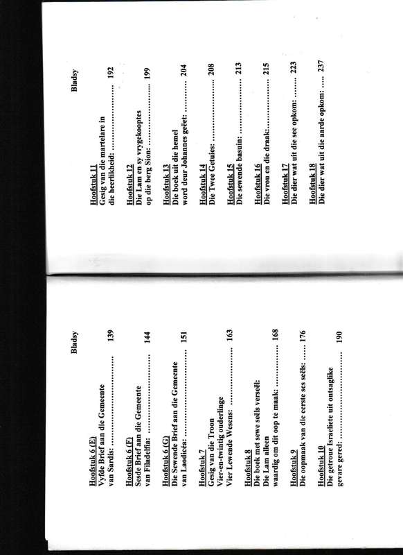 DIE EINDTYD PROFESIEE, DIE TWEE SLEUTELS TOT DIE BOEK VAN OPENBARING