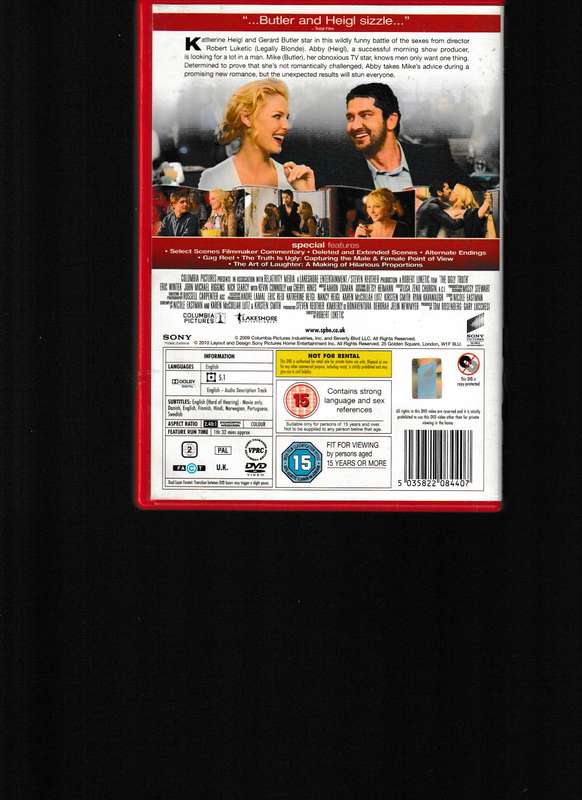 THE UGLY TRUTH DVD