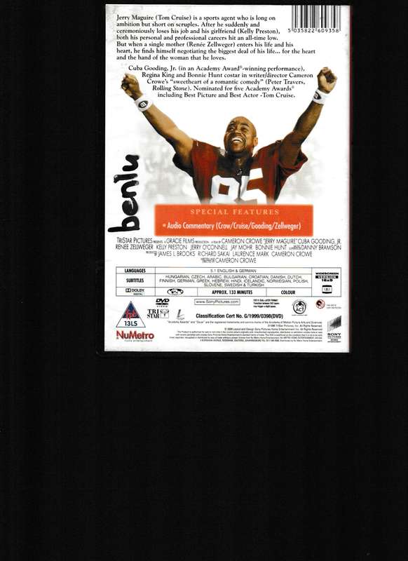 JERRY MAGUIRE DVD
