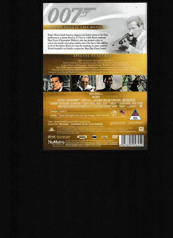 A VIEW TO A KILL 2 DVD ULTIMATE EDITION