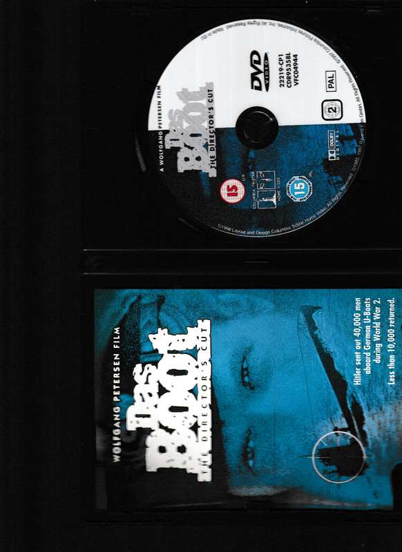 DAS BOOT, THE DIRECTOR'S CUT DVD