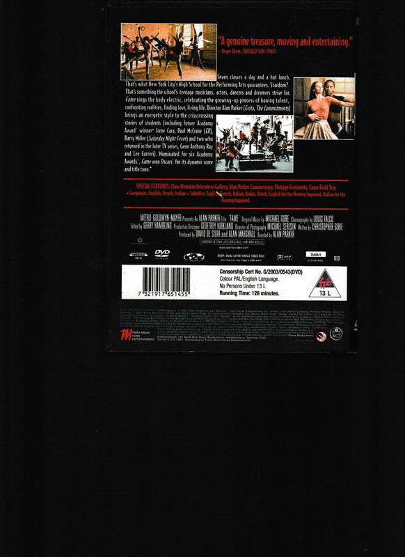FAME DVD