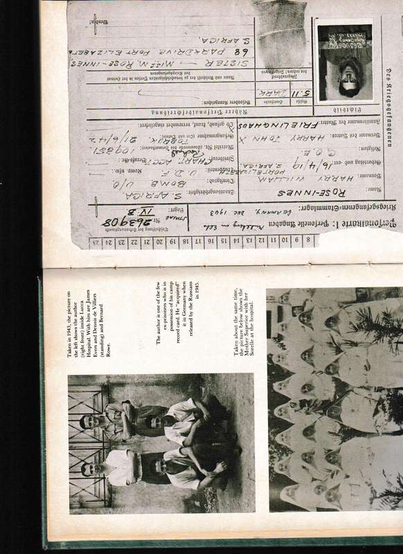 THE PO VALLEY BREAK by HARRY ROSE-INNES * SIGNED * ESCAPE BY HIM AND ANOTHER SOUTH AFRICAN FROM POW