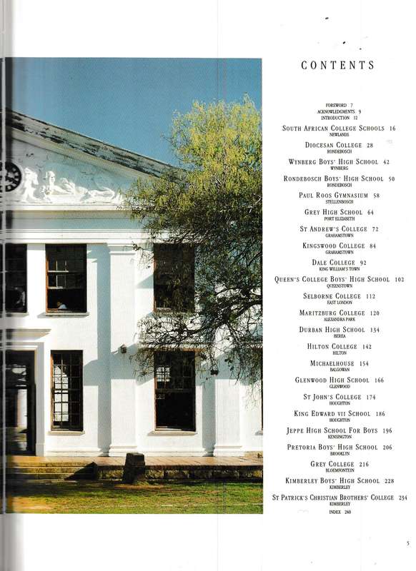 HISTORIC SCHOOLS OF SOUTH AFRICA