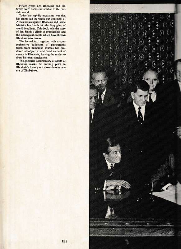 SMITH OF RHODESIA, A PICTORIAL BIOGRAPHY