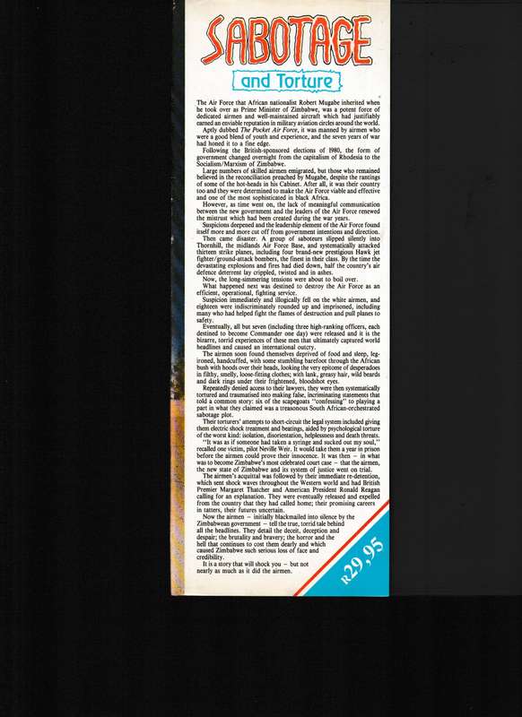 SABOTAGE AND TORTURE as told to BARBARA COLE