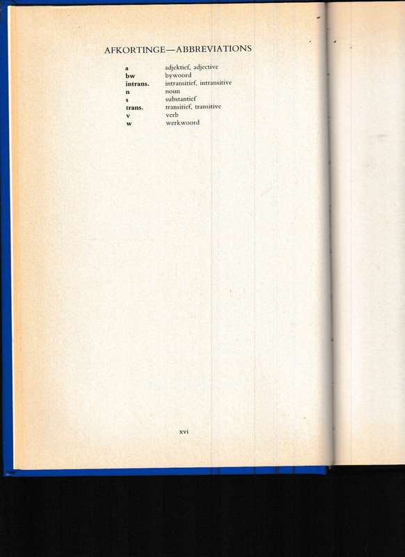 DRIETALIGE REGS-WOORDEBOEK, HIEMSTRA