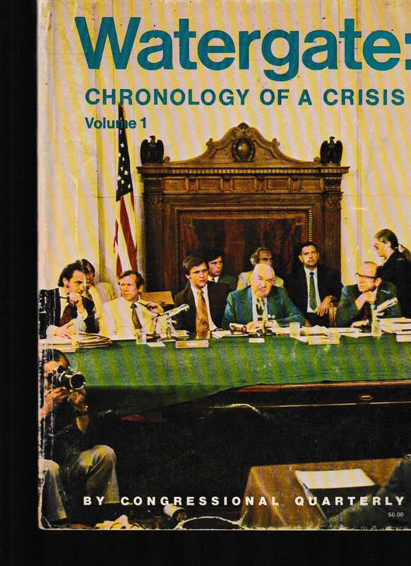 WATERGATE: CRONOLOGY OF A CRISIS, IN TWO VOLUMES PLUS HANDWRITTEN LETTER BY KEN OWEN