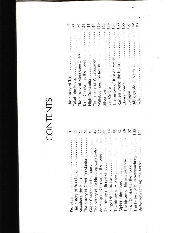 THE GREAT HOUSES OF CONSTANTIA