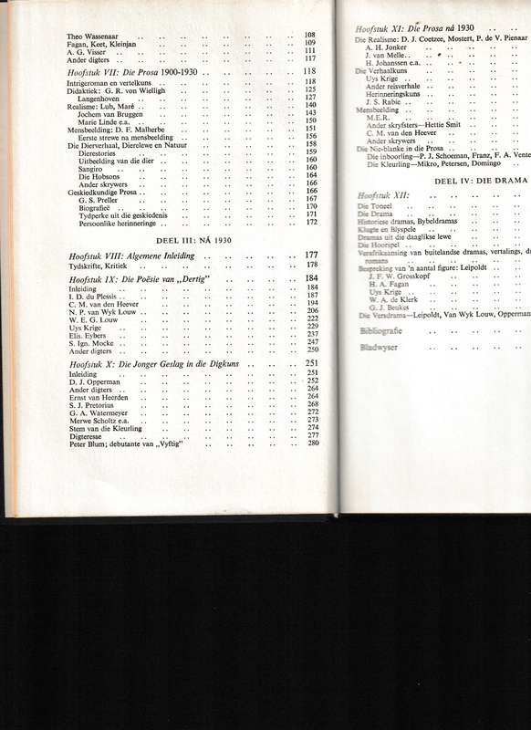 AFRIKAANSE LITERATUUR-GESKIEDENIS