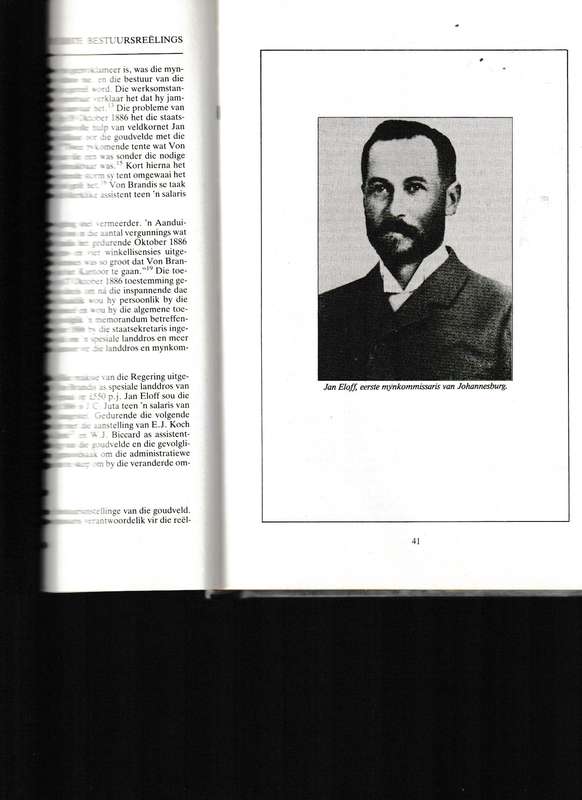 JOHANNESBURG 1886-1899, ONTSTAAN EN EERSTE BESTUURSREELINGS deur M.S. APPELGRYN