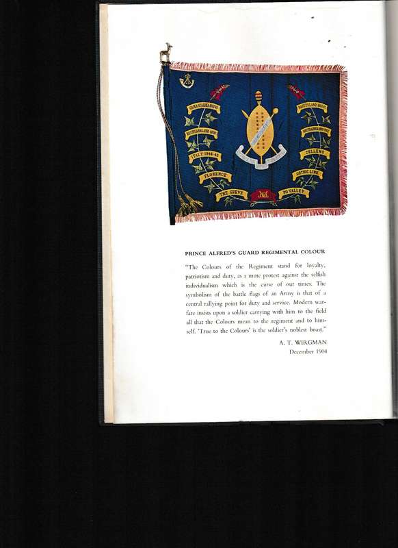 PRINCE ALFRED'S GUARD 1856-1966 LIMITED COPIES, by NEIL ORPEN