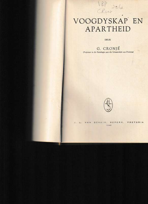 VOOGDYSKAP EN APARTHEID