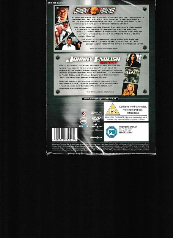 JOHNNY ENGLISH  2 DVD BOX SET (NEW)