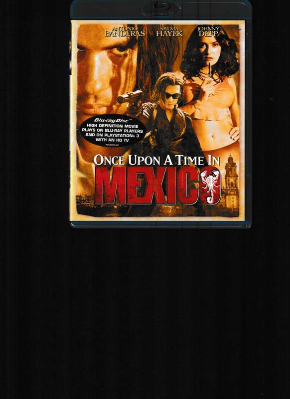 ONCE UPON A TIME IN MEXICO BLU RAY