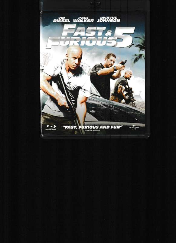 FAST & FURIOUS 5 BLU RAY