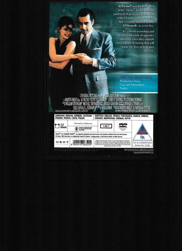 SCENT OF A WOMAN DVD