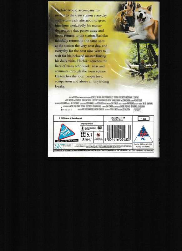 HACHIKO, A DOG'S STORY DVD