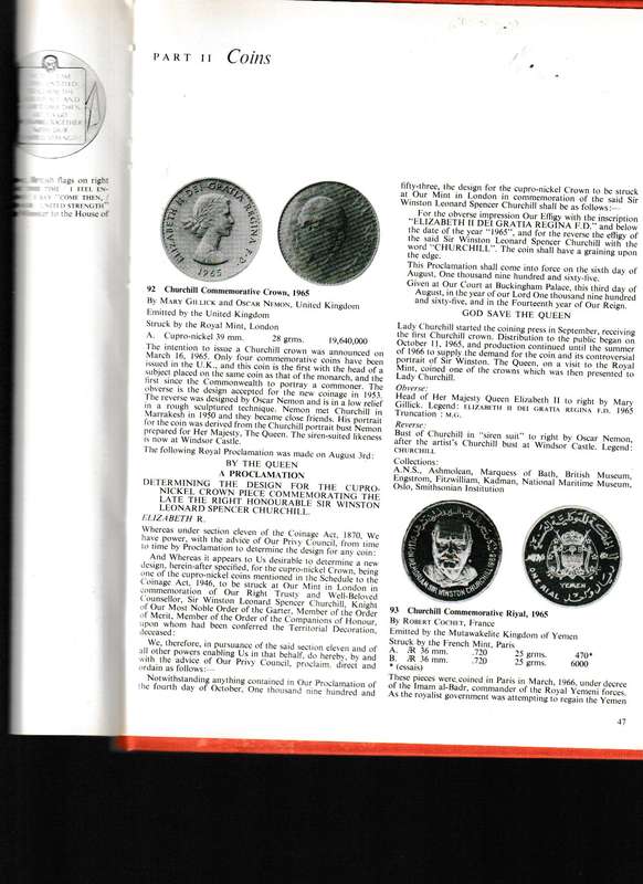 THE MEDALLIC PORTRAITS OF SIR WINSTON CHURCHILL * SIGNED* 1 ST EDITION