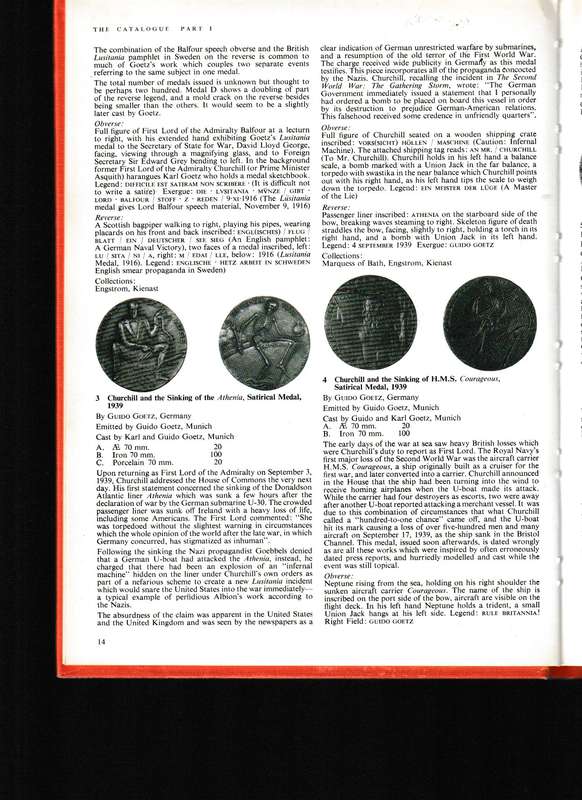 THE MEDALLIC PORTRAITS OF SIR WINSTON CHURCHILL * SIGNED* 1 ST EDITION