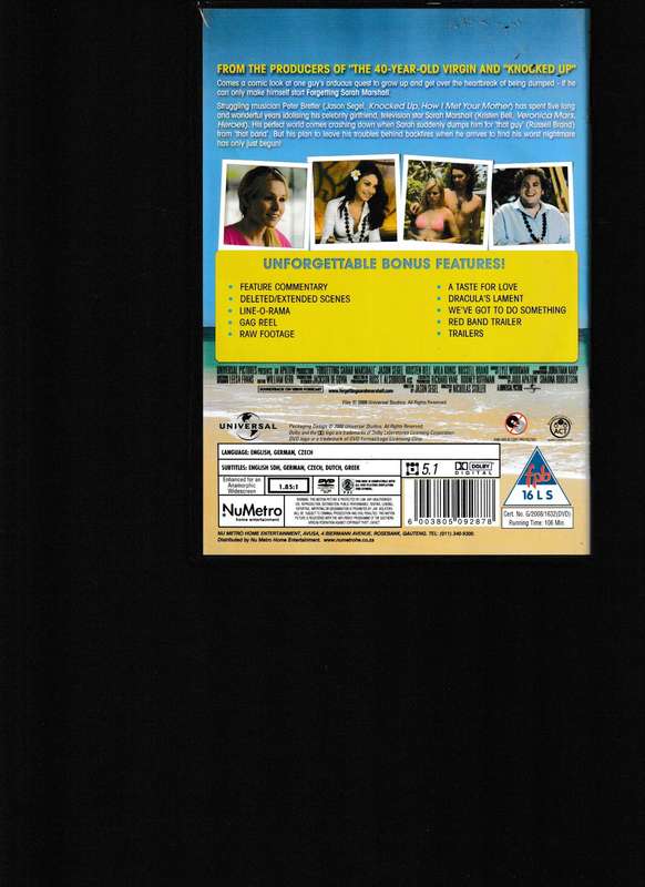 FORGETTING SARAH MARSHALL DVD