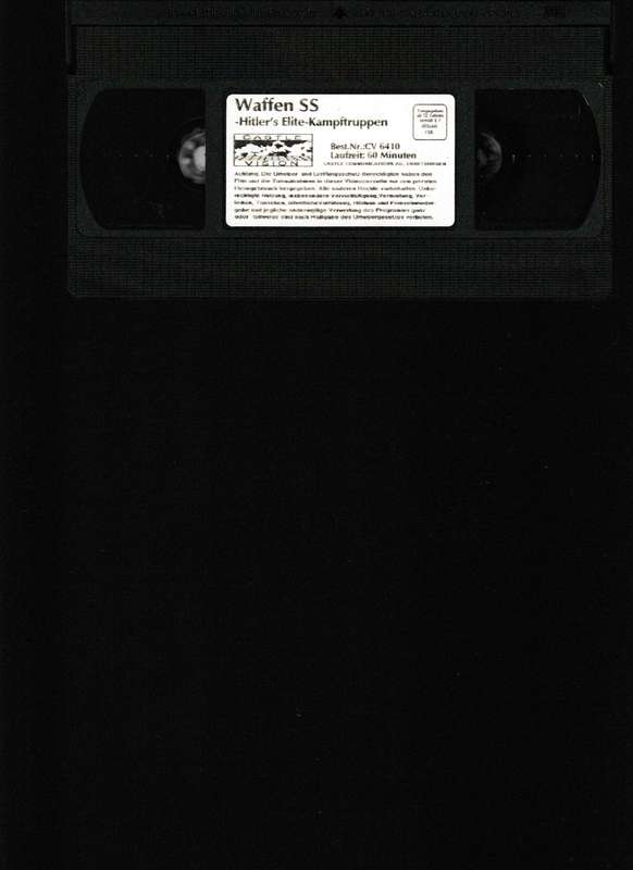 3 VHS TAPES ADOLF HITLER, GEHEIME REICHSSACHE AND WAFFEN-SS HITLER'S ELITE KAMPFTRUPPE