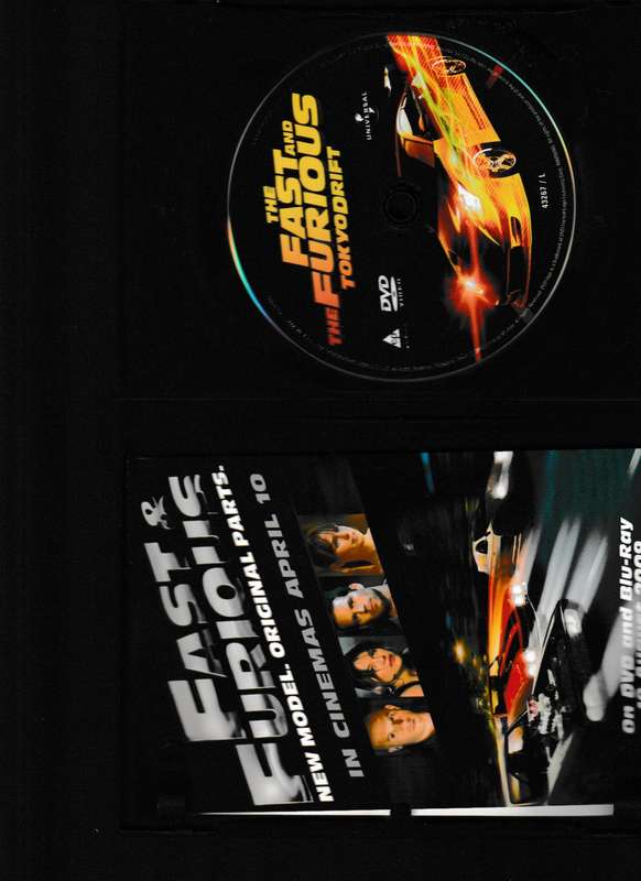 THE FAST AND THE FURIOUS TOKYO DRIFT DVD IN TIN SLIP CASE