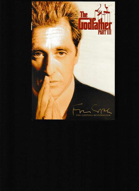 THE GODFATHER, THE COPPOLA RESTORATION, ALL 3 MOVIES PLUS 2 DVD'S WITH EXTRAS IN BOX SET