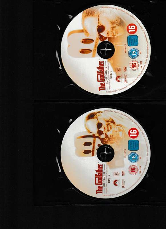 THE GODFATHER, THE COPPOLA RESTORATION, ALL 3 MOVIES PLUS 2 DVD'S WITH EXTRAS IN BOX SET