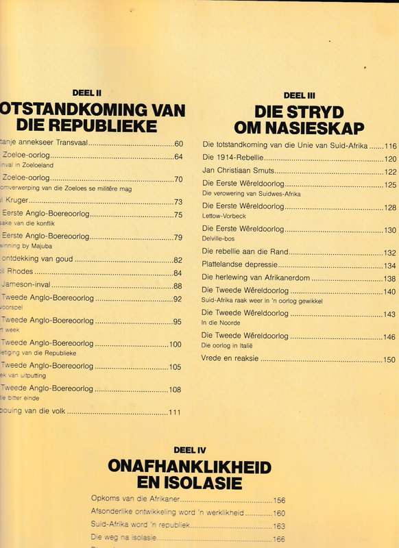 SUID-AFRIKAANSE GESKIEDENIS IN BEELD