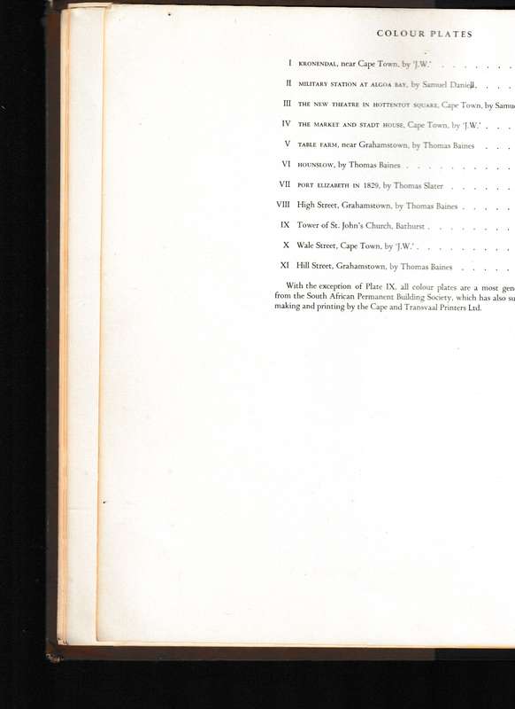 EARLY NINETEENTH CENTURY ARCHITECTURE IN SOUTH AFRICA: STUDY OF TWO CULTURES 1795-1837