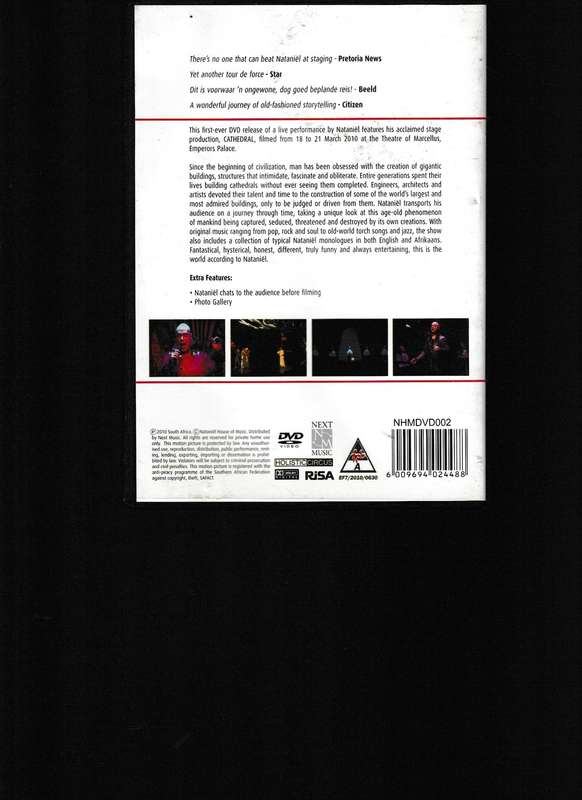 NATANIEL, CATHEDRAL DVD