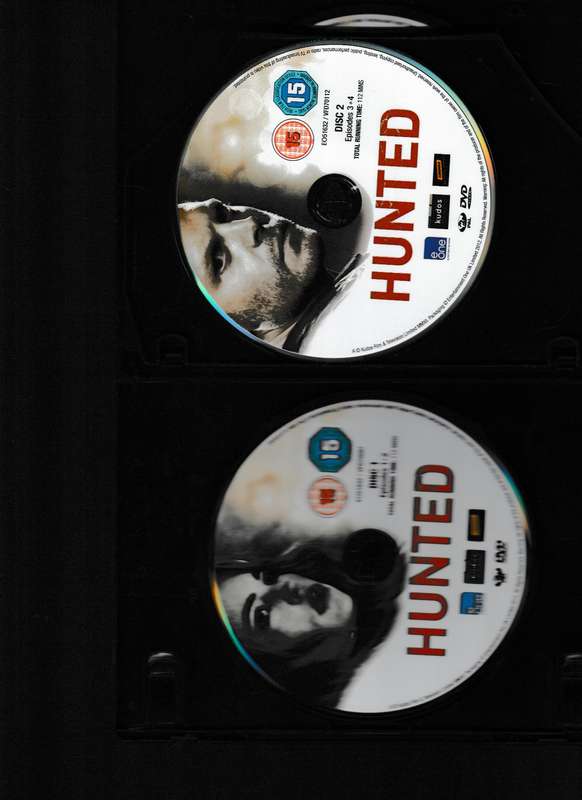 HUNTED, FULL MINI SERIES 4 DISC DVD SET
