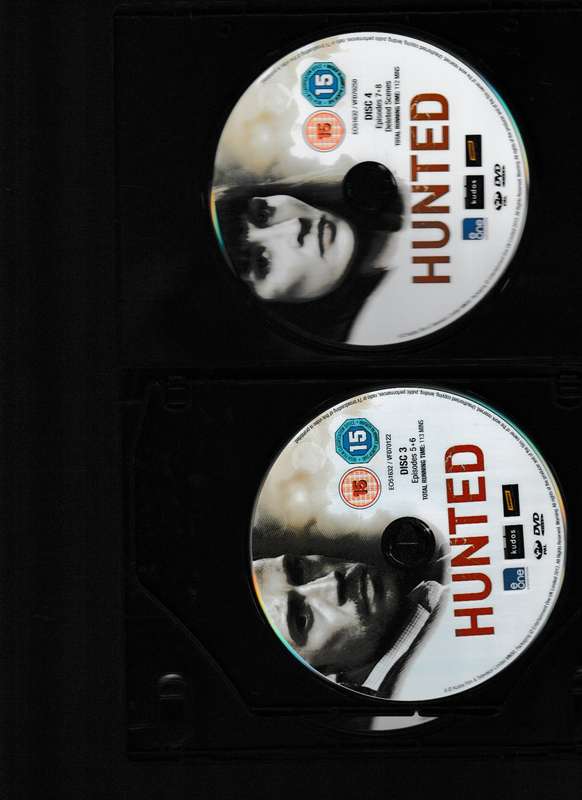 HUNTED, FULL MINI SERIES 4 DISC DVD SET