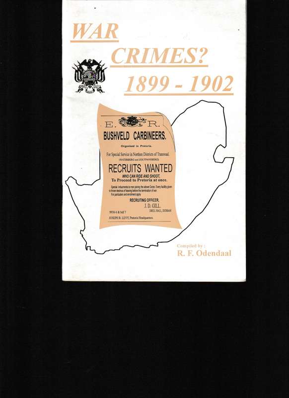 WAR CRIMES? 1899-1902