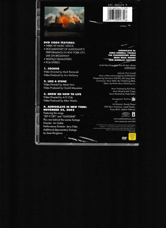 AUDIOSLAVE DVD