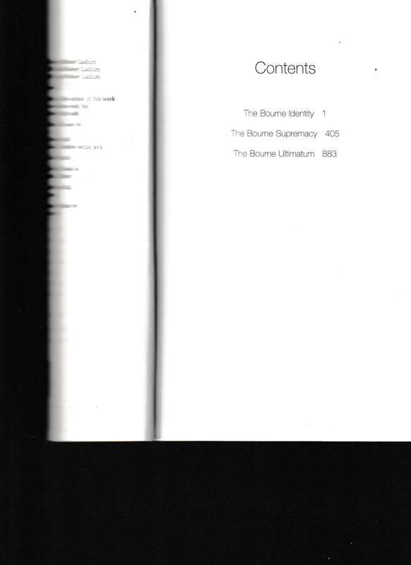 THE BOURNE TRILOGY by ROBERT LUDLUM