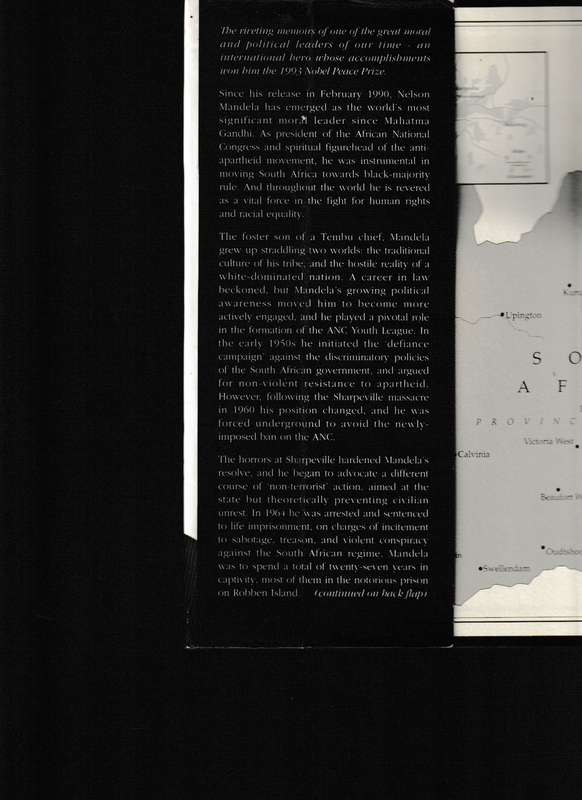 LONG WALK TO FREEDOM, 1 ST eD.